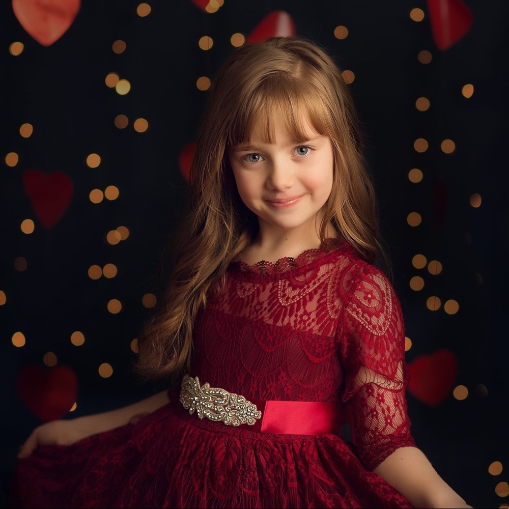 Trish Scully Lace Girls Dress Size 8